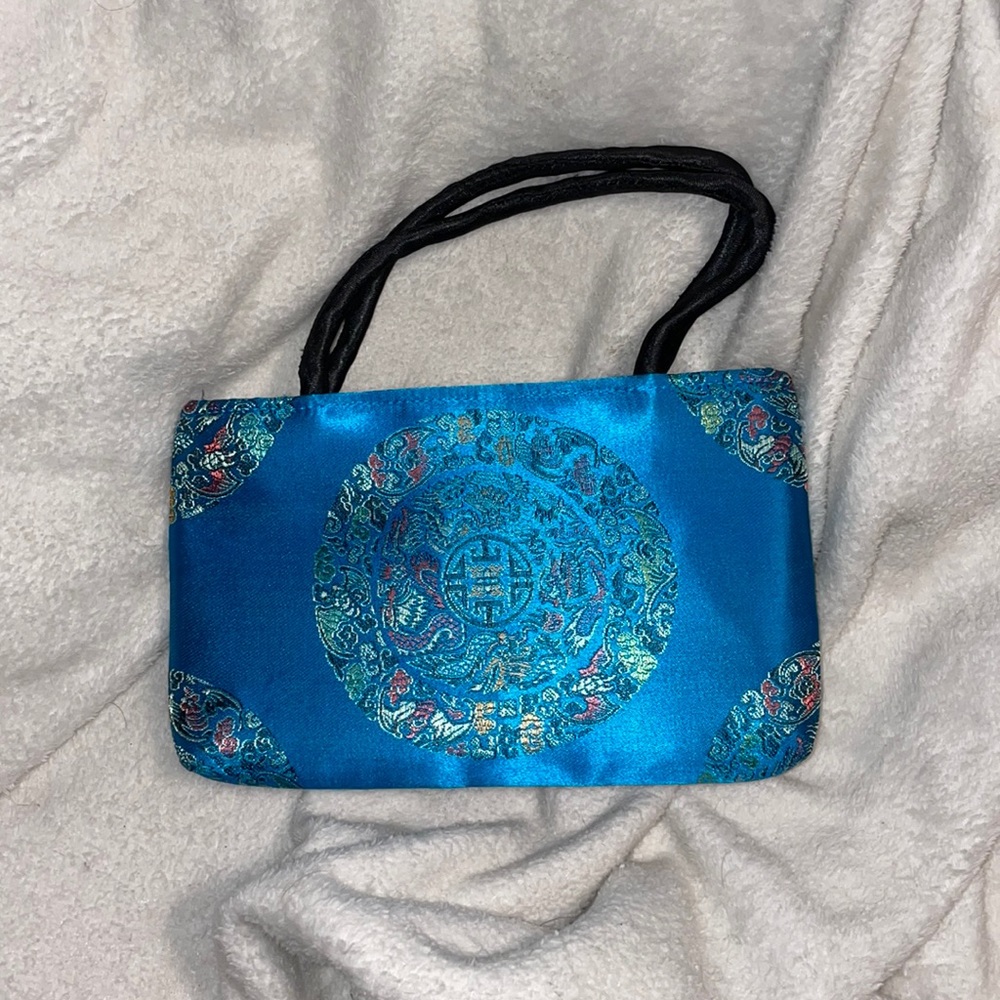 Asian embroidery style handbag GUC